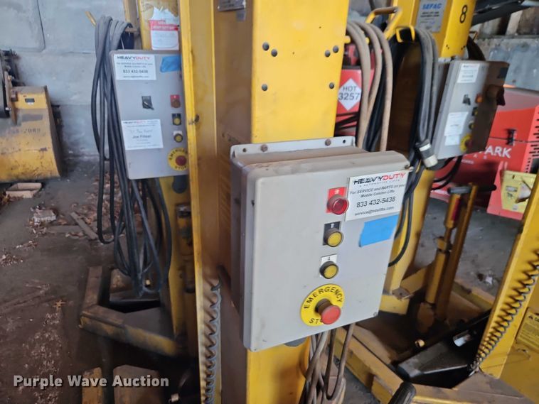 image for item EB8452 1996 Sefac 1200M65 four post automotive lift