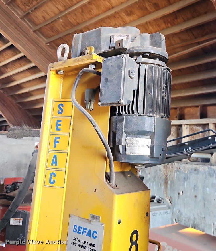 image for item EB8452 1996 Sefac 1200M65 four post automotive lift