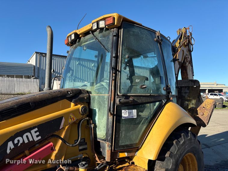 image for item EC8155 2009 Caterpillar 420E backhoe