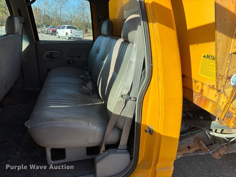 image for item ED2382 2000 Chevrolet C3500 Crew Cab dump bed pickup truck