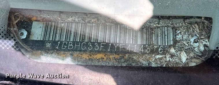 image for item ED2382 2000 Chevrolet C3500 Crew Cab dump bed pickup truck