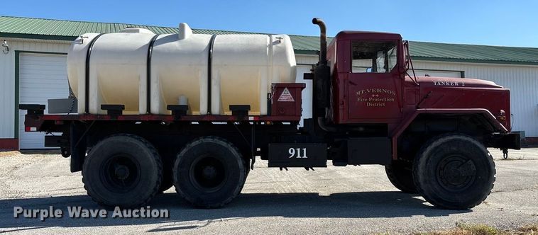 image for item ED2395 1989 AMGN M923A2 tanker fire truck