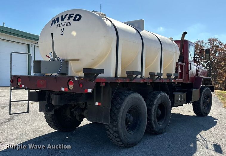 image for item ED2395 1989 AMGN M923A2 tanker fire truck