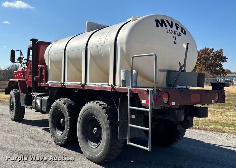 image for item ED2395 1989 AMGN M923A2 tanker fire truck