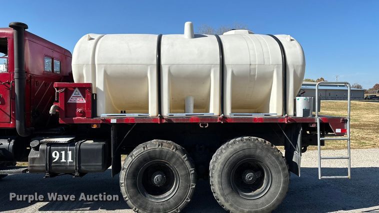 image for item ED2395 1989 AMGN M923A2 tanker fire truck