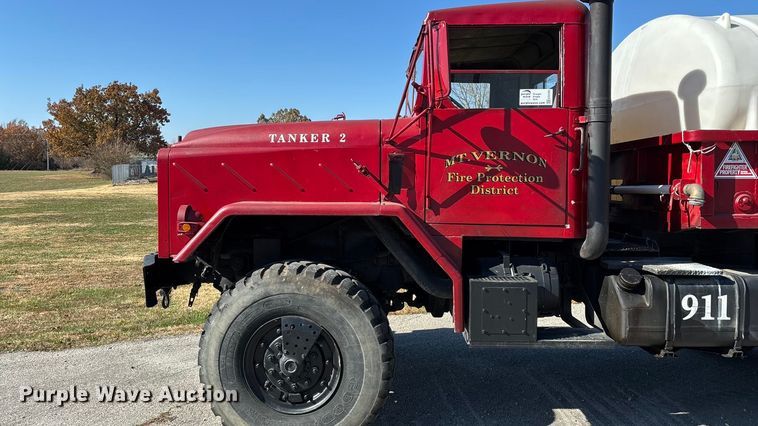 image for item ED2395 1989 AMGN M923A2 tanker fire truck