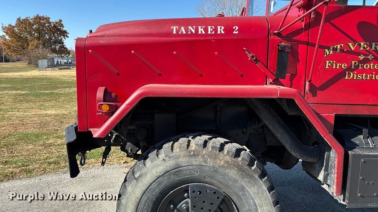 image for item ED2395 1989 AMGN M923A2 tanker fire truck