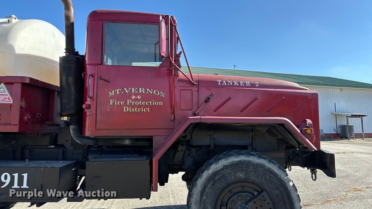 image for item ED2395 1989 AMGN M923A2 tanker fire truck