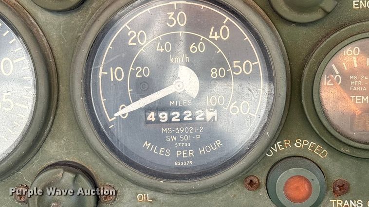 image for item ED2395 1989 AMGN M923A2 tanker fire truck