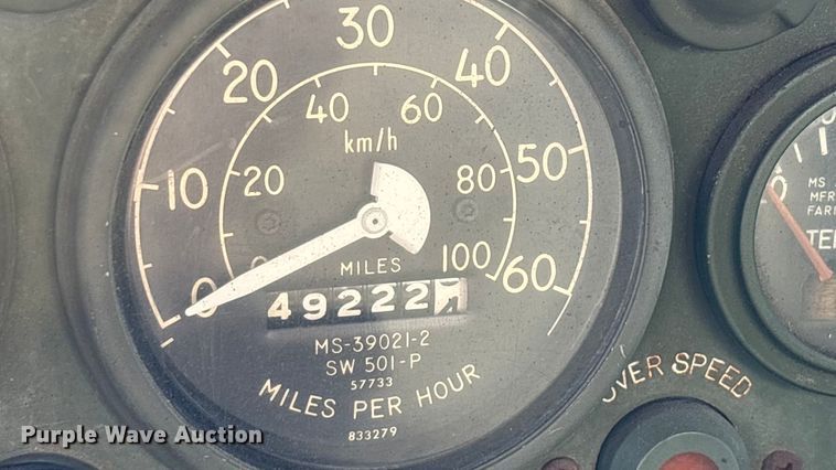 image for item ED2395 1989 AMGN M923A2 tanker fire truck