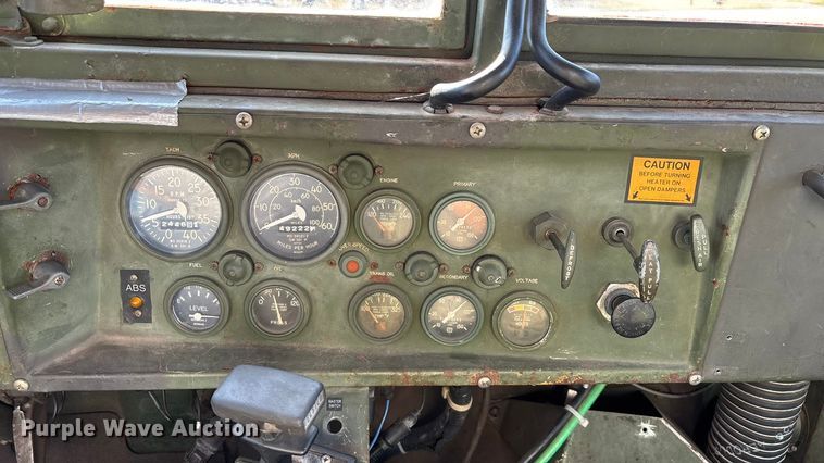 image for item ED2395 1989 AMGN M923A2 tanker fire truck