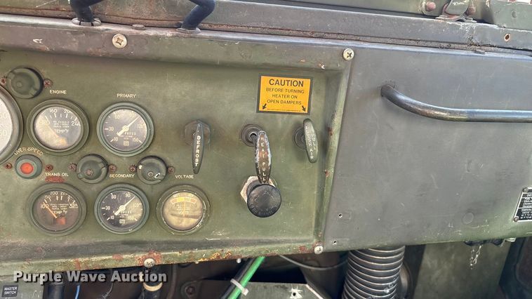 image for item ED2395 1989 AMGN M923A2 tanker fire truck