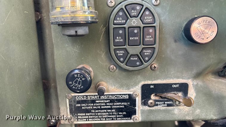 image for item ED2395 1989 AMGN M923A2 tanker fire truck