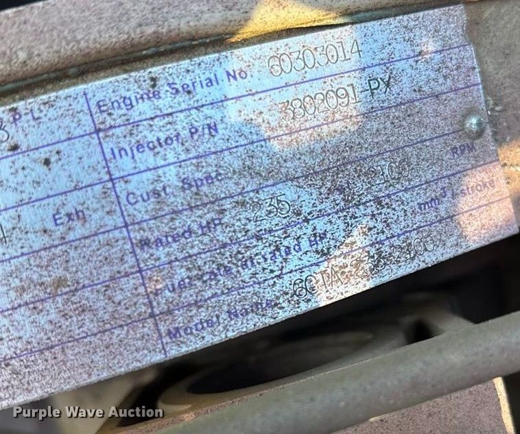 image for item ED2395 1989 AMGN M923A2 tanker fire truck