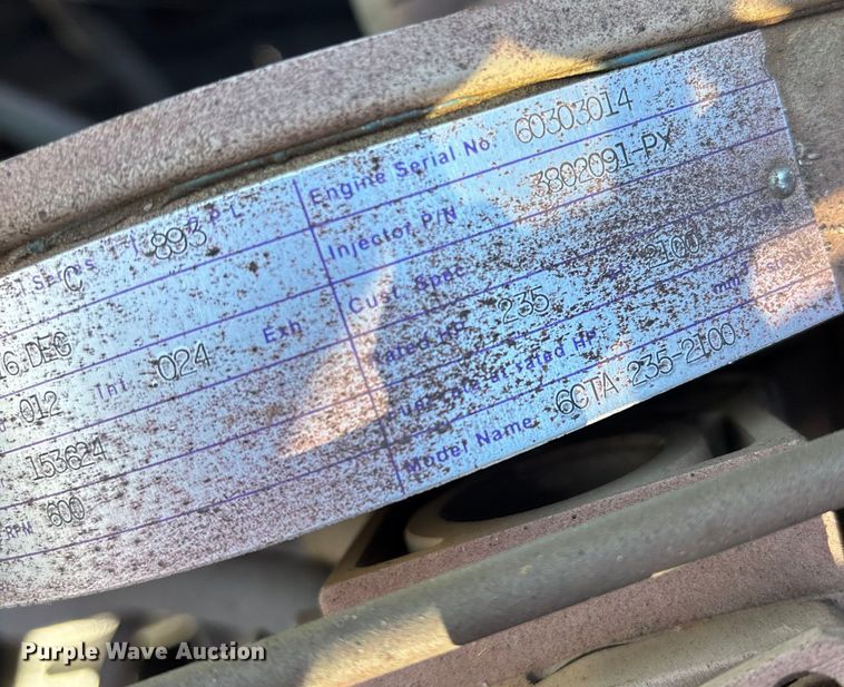 image for item ED2395 1989 AMGN M923A2 tanker fire truck