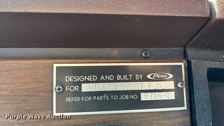 image for item ED2396 1977 Ford 9000 pumper fire truck