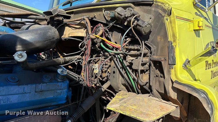 image for item ED2396 1977 Ford 9000 pumper fire truck