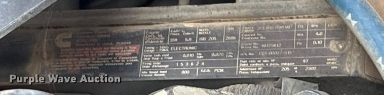 image for item EG8283 2002 Freightliner FC70 street sweeper