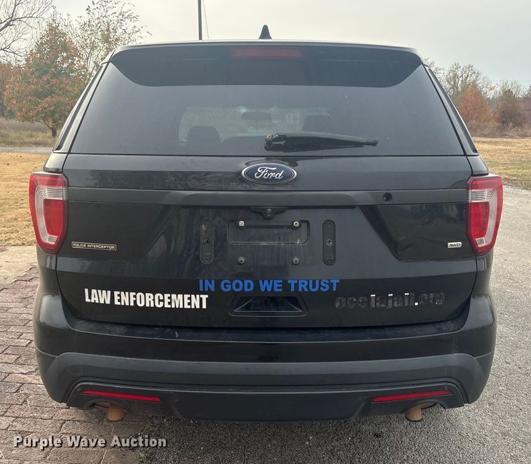 image for item EG8297 2016 Ford Explorer Police Interceptor SUV