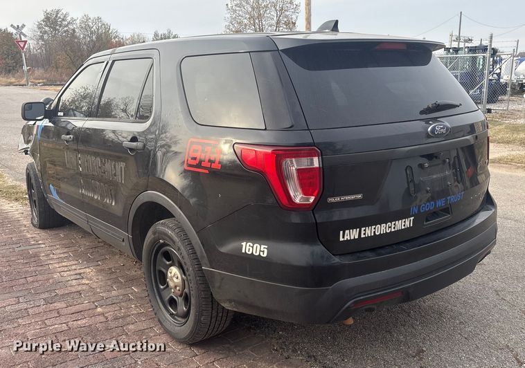 image for item EG8297 2016 Ford Explorer Police Interceptor SUV