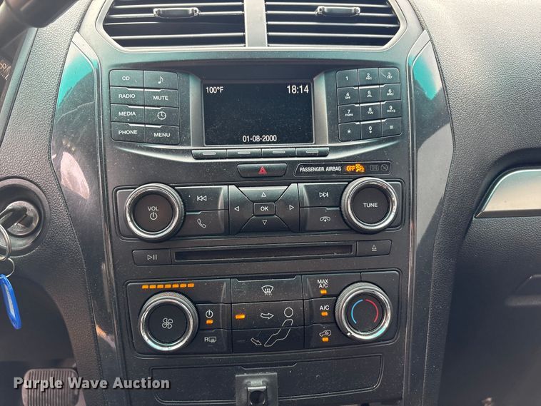 image for item EG8297 2016 Ford Explorer Police Interceptor SUV