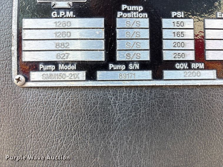 image for item EM6166 2007 American LaFrance Metropolitan pumper fire truck