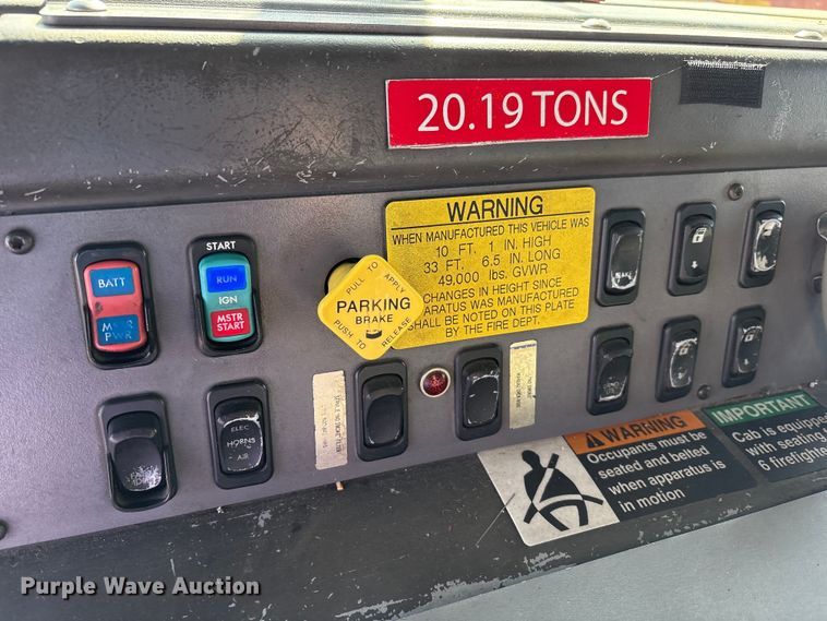 image for item EM6166 2007 American LaFrance Metropolitan pumper fire truck