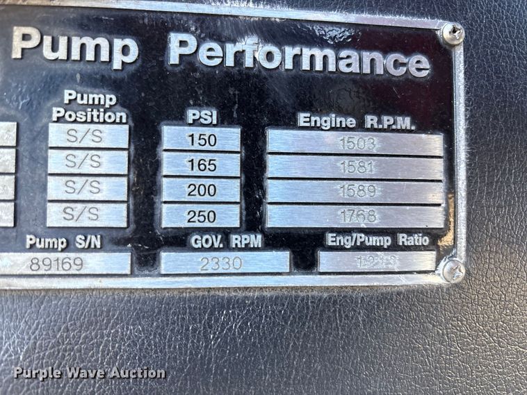 image for item EM6167 2006 American LaFance Metropolitan pumper fire truck