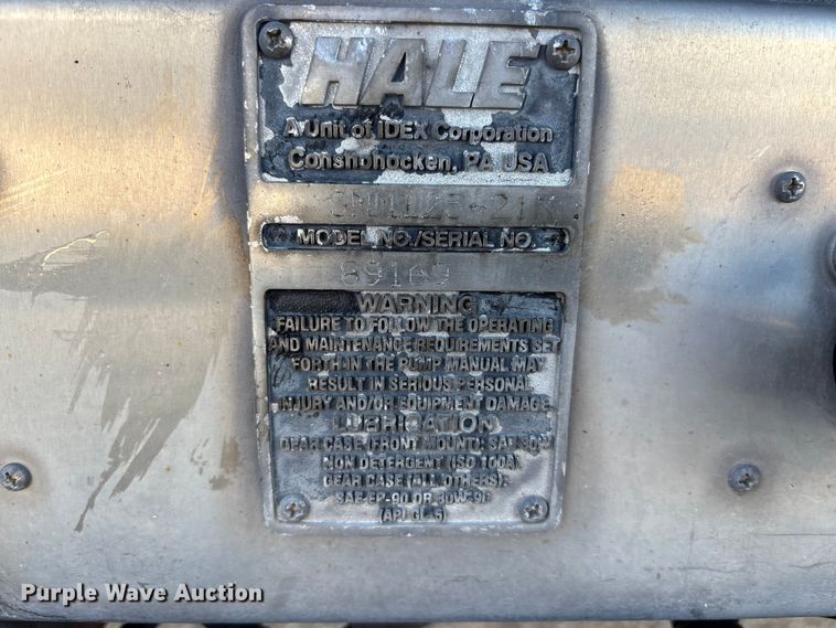 image for item EM6167 2006 American LaFance Metropolitan pumper fire truck