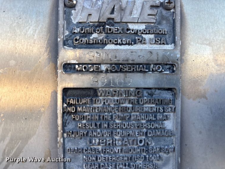 image for item EM6167 2006 American LaFance Metropolitan pumper fire truck