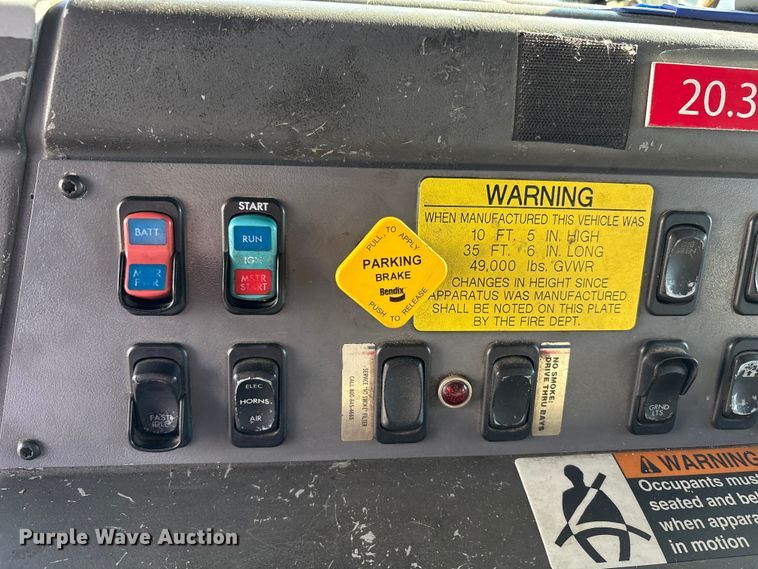 image for item EM6167 2006 American LaFance Metropolitan pumper fire truck