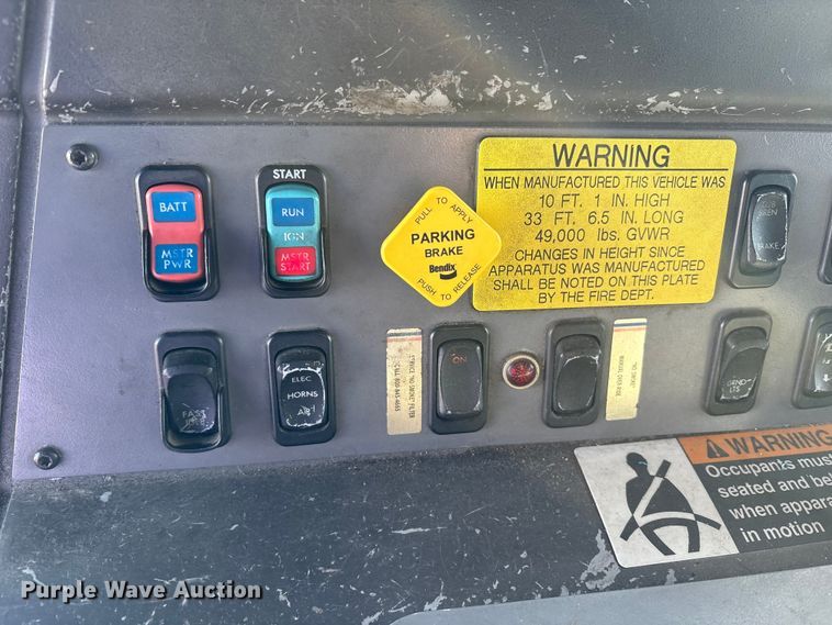 image for item EM6168 2007 American LaFrance Metropolitan pumper fire truck