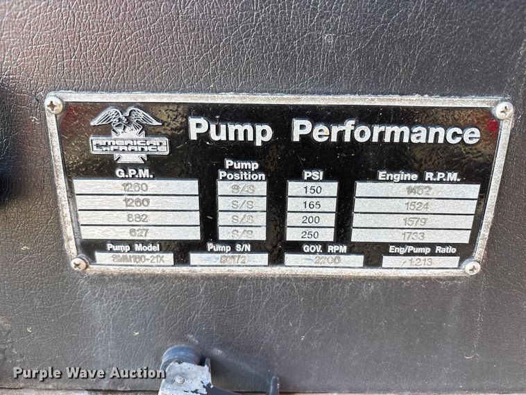 image for item EM6169 2007 American LaFrance Metropolitan pumper fire truck