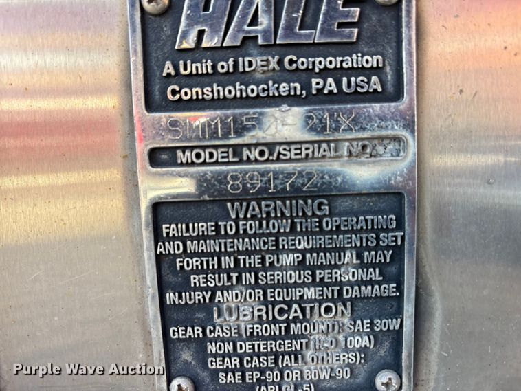 image for item EM6169 2007 American LaFrance Metropolitan pumper fire truck