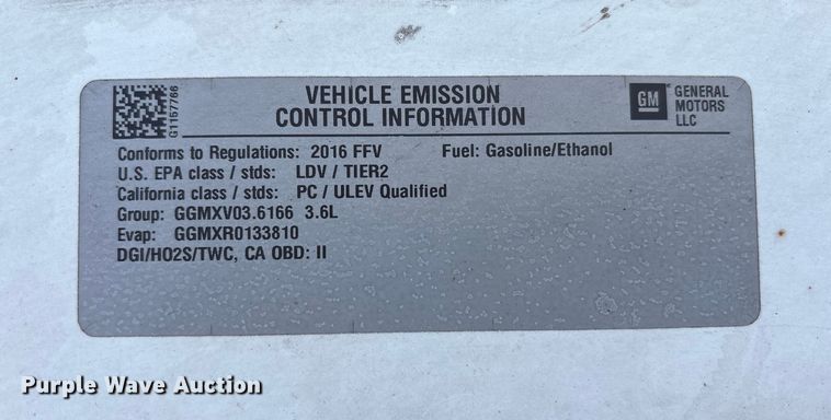 image for item EM6173 2016 Chevrolet Impala Limited Police Cruiser 