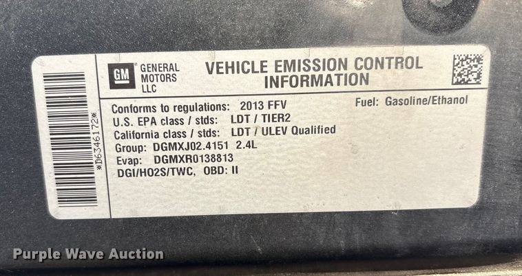 image for item EM6177 2013 Chevrolet Equinox SUV