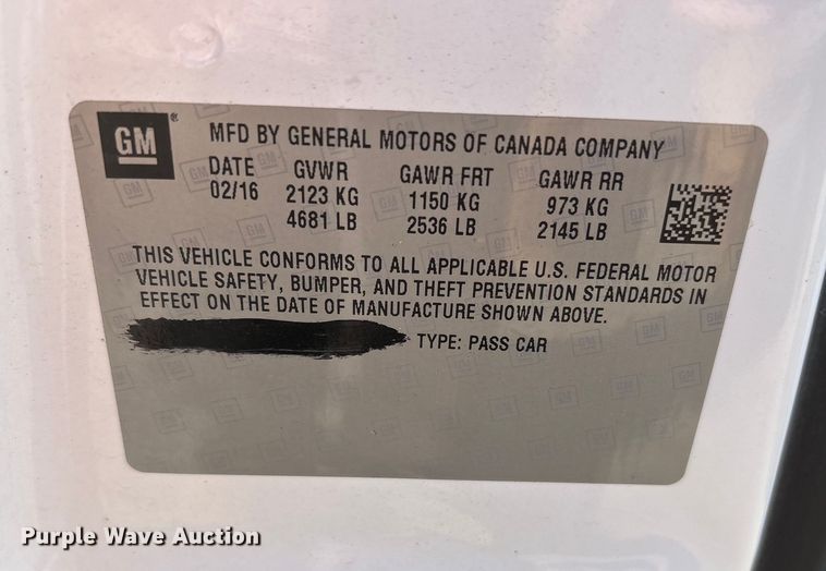 image for item EM6178 2016 Chevrolet Impala Limited Police Cruiser 