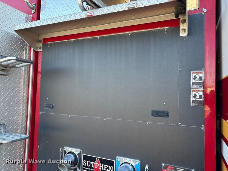 image for item EM6181 2012 Sutphen Custom pumper fire truck