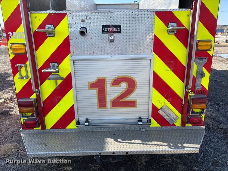 image for item EM6181 2012 Sutphen Custom pumper fire truck