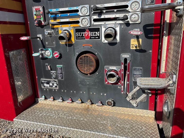 image for item EM6181 2012 Sutphen Custom pumper fire truck
