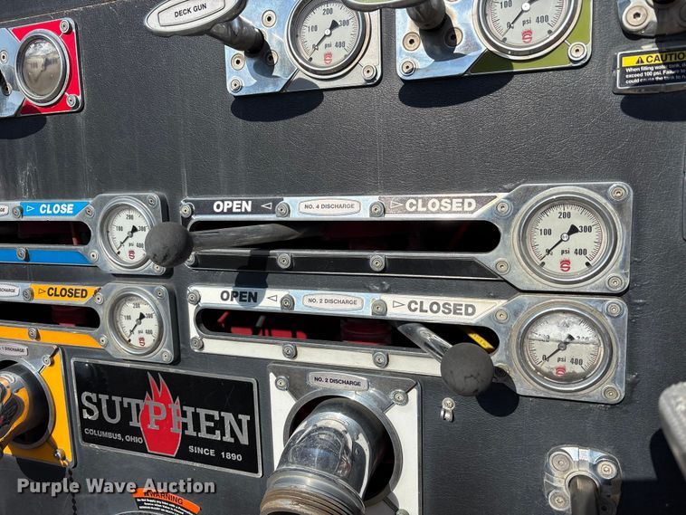 image for item EM6181 2012 Sutphen Custom pumper fire truck