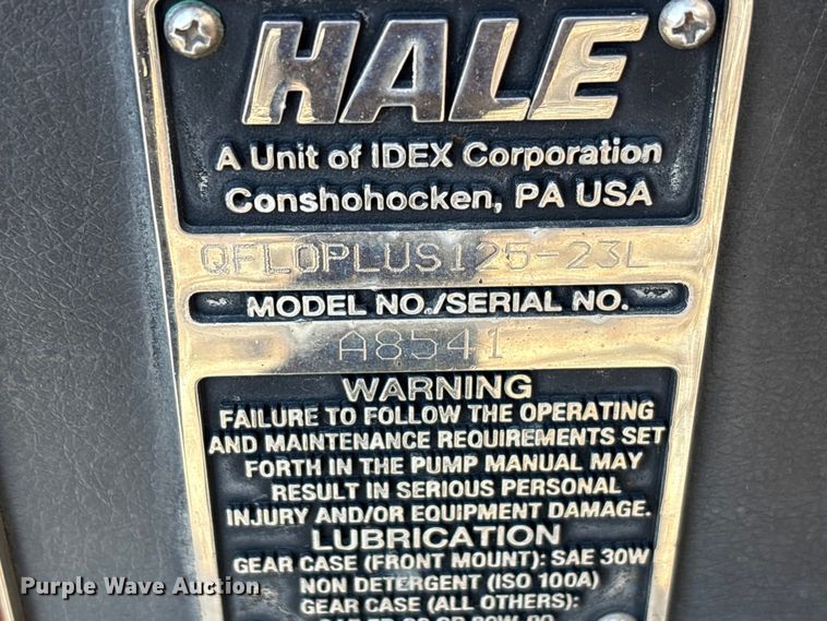 image for item EM6181 2012 Sutphen Custom pumper fire truck