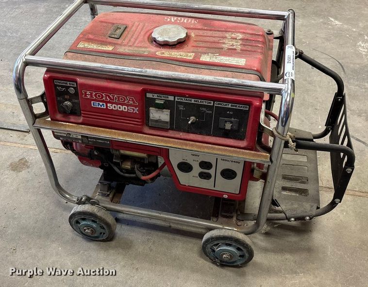 image for item EN5801 Honda EM5000SX generator
