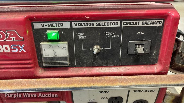 image for item EN5801 Honda EM5000SX generator