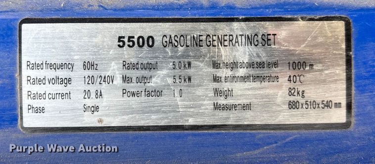 image for item EN5802 AC Delco 5500 generator
