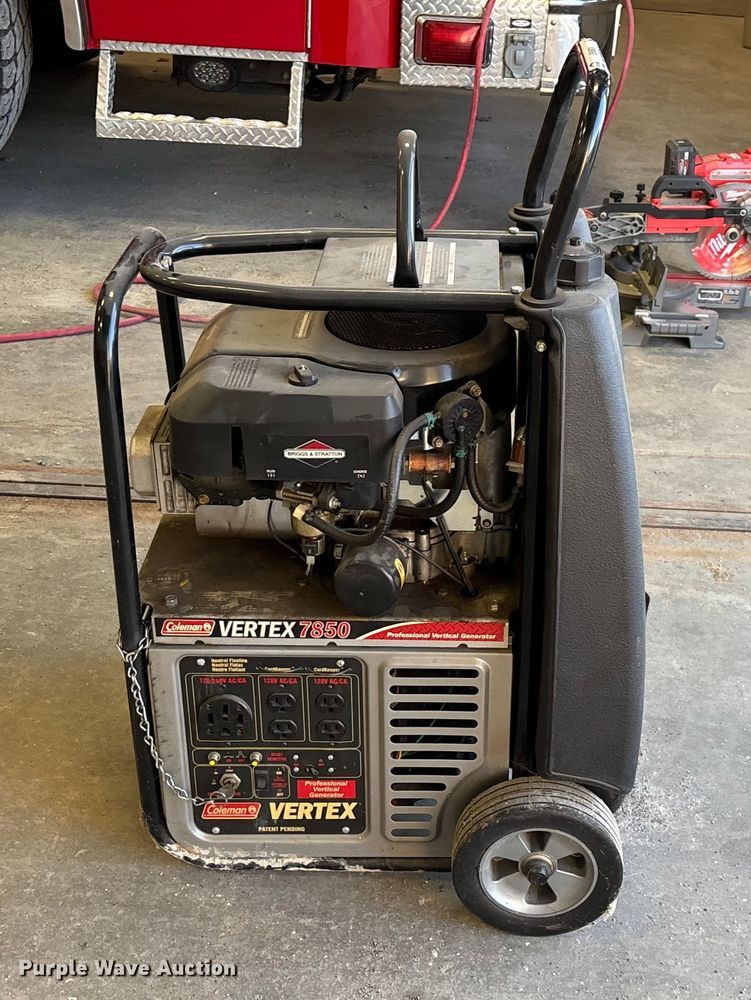 image for item EN5803 Coleman Vertex 7850 Professional generator