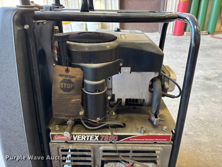 image for item EN5803 Coleman Vertex 7850 Professional generator