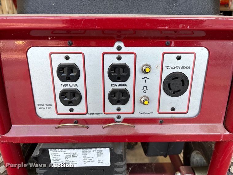 image for item EN5804 Coleman Powermate generator