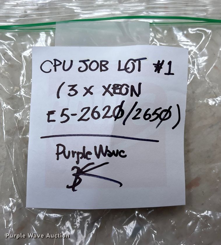 image for item EN5814 (3) Intel Xeon processors