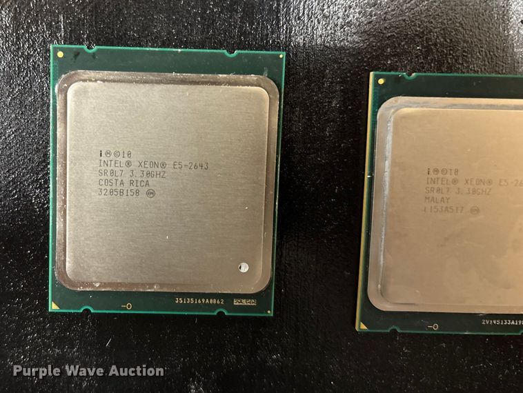 image for item EN5816 (3) Intel Xeon E5-2643 processors